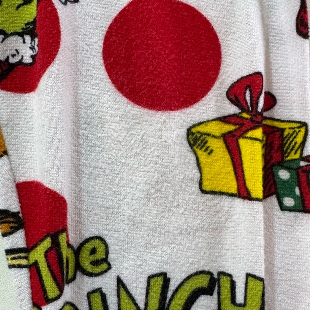 Dr. Seuss MERRY GRINCHMAS Pajama Lounge Set Size 3T Christmas PJ's Red Green - Picture 11 of 16